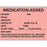 PDC Healthcare Medication Labels - "Medication Added" Label, Yellow, Custom for Scripps - 159954