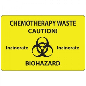 PDC Healthcare Chemotherapy Waste Labels - Label, Chemotherapy Waste, Scripps - 159956