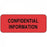 PDC Healthcare Confidential Labels - "Confidential" Label, 2-1/4" x 7/8", Red - 59704093