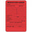 PDC Healthcare Medication Labels - "Medication Added" Label, 2" x 3", Fluorescent Red - 59704610