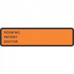 PDC Healthcare Binder Room No Labels - LABEL, BINDER, "ROOM NO.", 5-3/8X1-3/8 - 59704857