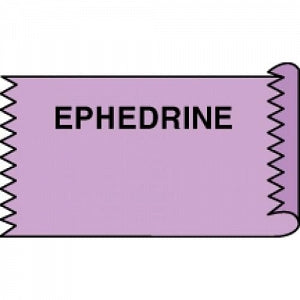 PDC Healthcare Anesthesia Labels & Tapes - Ephedrine Tape, Lavender, 1/2" x 500" - 59726107