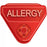 PDC Healthcare In-A-Snap Alert Clasps - In-A-Snap Alert Wristband Clasp, Preprinted "Allergy," Red - WBCLASP-AL5