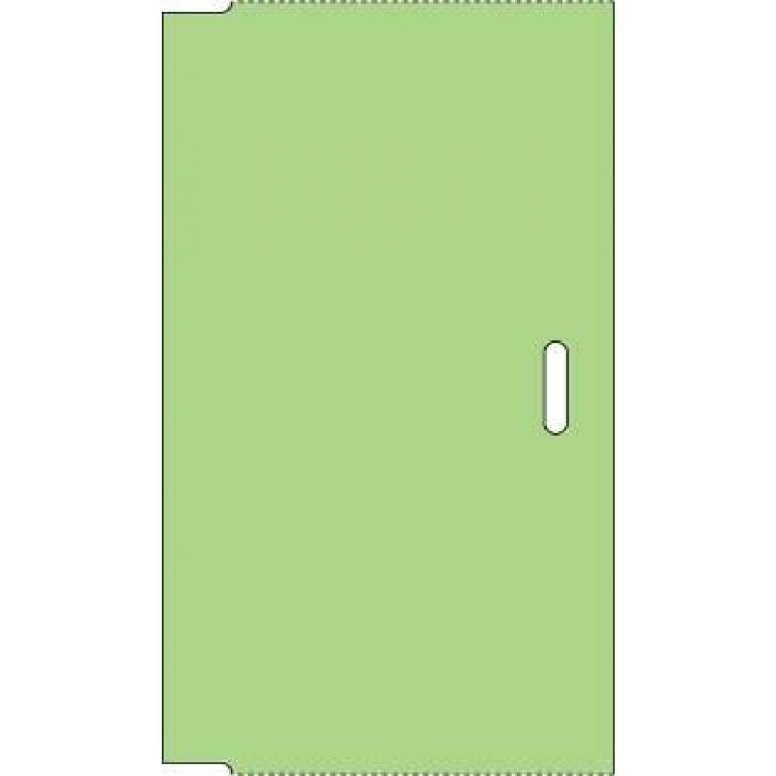 Visitor Pass Badge Direct Thermal Paper 1" Core 2 7/16" X 4.1875 Fl. Green 250 Per Roll