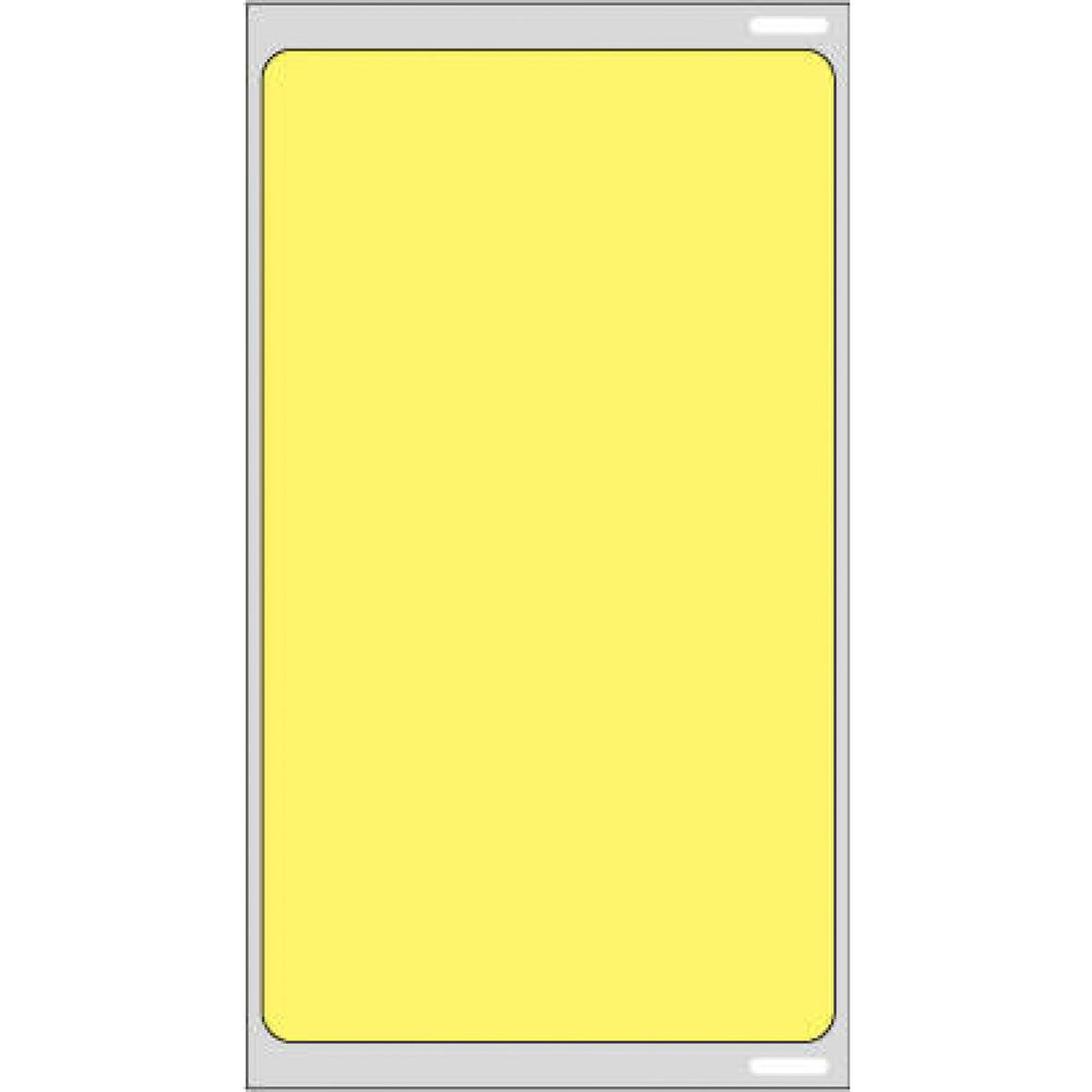 Visitor Pass Label Compatible With Dymo Printer Direct Thermal Paper Permanent 1" Core 2 5/16" X 4" Fl. Yellow 300 Per Roll