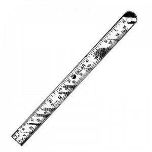 Sklar Steel Rulers - RULER, STEEL, 6" - 062860