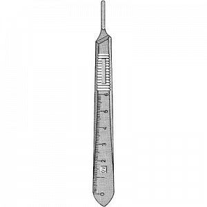 Sklar Scalpel Handle #3 - Scalpel Handle with Metric Scale, #3 - 06-2910