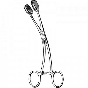 Sklar Young Tongue Seizing Forceps - INSERT, FORCEP, RUBBER, JAWS, FOR 07-1562 - 07-1563