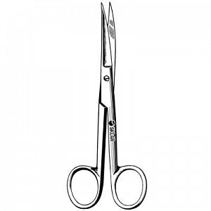 Sklar Operating Scissors - SCISSORS, OPERATING, 4 1/2IN, CURVED, SH - 13-2045