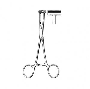 Sklar Pratt T-Shaped Clamp - Pratt T-Shaped Clamp, Straight, Non-Sterile, 6" - 17-1055