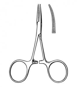 Sklar Hartmann Mosquito Forceps - FORCEP, MOSQUITO, CURVED, HARTMANN, 3.5IN - 17-1232