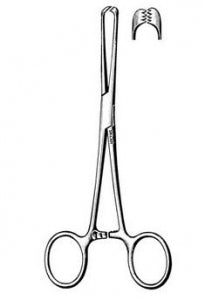 Sklar Allis Tissue Forceps - Allis Tissue Forceps with Delicate 4 x 5 Teeth, 4" - 18-2140