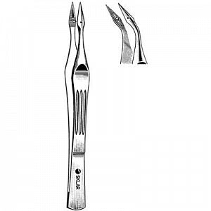 Sklar Carmalt Splinter Forceps - FORCEPS, CARMALT SPLINTER, CURVED, 4 1/2" - 19-3340