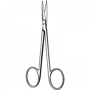 Sklar Econo Iris Scissors - Iris Scissors, Straight, 4.5" - 21-104