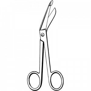 Sklar Econo Lister Bandage Scissors - Econo Lister Bandage Scissors, 4.5" - 21-226