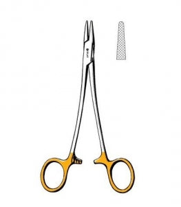 Sklar TC Mayo-Hegar Needle Holder - HOLDER, NEEDLE, MAYO HEGAR, SERRATED, 7" TC - 21-8032