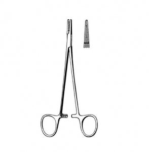 Sklar Econo Non-Sterile Crile-Wood Needle Holder - Crile-Wood Needle Holder, Blunt / Blunt Tips, Straight, 6" - 21-838