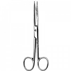 Sklar Sklarlite Operating Scissors - Sklarlite Operating Scissors, Sharp / Sharp, Sterile, 5-1/2" - 23-1102