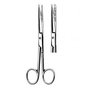 Sklar Sklarlite Operating Scissors - Sklarlite Operating Scissors, Straight / Blunt, Sterile, 5-1/2" - 23-1106