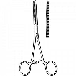 Sklar Sklarlite Extra-Delicate Rochester-Pean Forceps - Extra-Delicate Straight Forceps, 6.25" - 23-2552