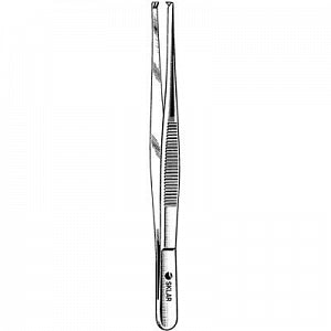 Sklar Sklarlite Tissue Forceps - Sklarlite Stainless-Steel Tissue Forceps with 1 x 2 Teeth, 5.5" - 23-2811