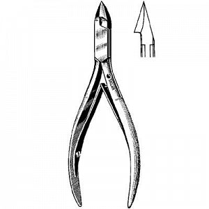 Sk Sklarlite Littauer Cutting Forceps - NIPPER, SKLIT TISSUE CNVX 4 1/2" - 23-9292