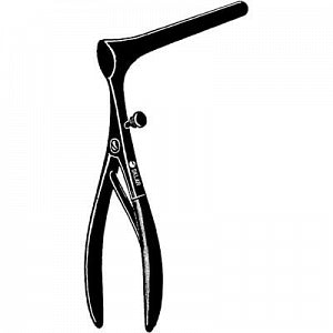 Sklar Black Cottle Septum Speculum - Cottle Septum Speculum, Black, 3" - 41-1200