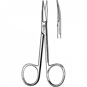 Sklar Curved Tissue Scissors - Curved Heavy Tissue Scissor, 4-3/4" - 47-1045