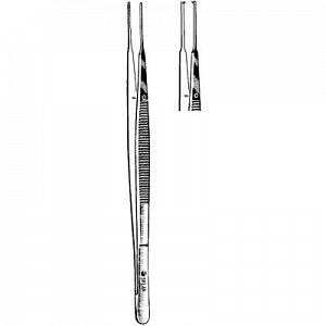 Sklar Gerald Tissue Forceps (Straight Teeth) b - Gerald Tissue Forceps, Straight, 1 x 2 - 47-1173