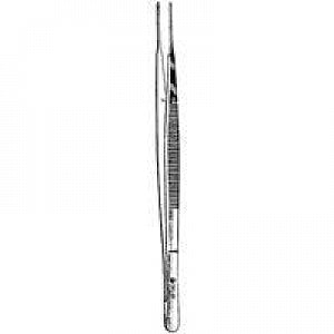 Sklar Gerald Dressing Forceps - Gerald Dressing Forceps, Straight, 7" - 47-1180