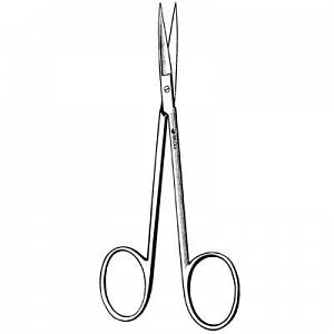 Sklar Iris Scissors - SCISSORS, IRIS, 4.5", STRAIGHT, S / S, DELICATE - 47-1246