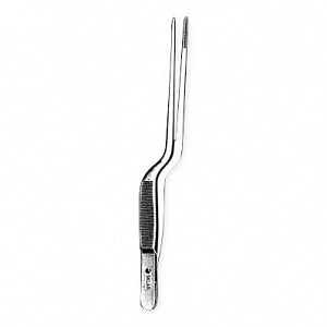 Sklar Adson Bayonet Dressing Forceps - Adson Bayonet Serrated Forceps, 7.5" - 50-3371