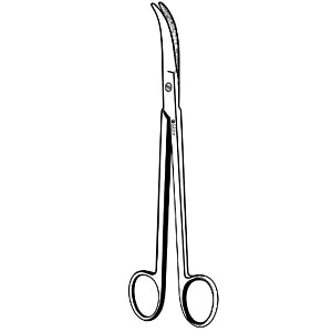 Sklar Jorgenson Scissors - Jorgenson Scissors, Blunt Tip, Non-Sterile, 12" - 52-2979