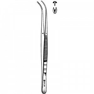 Sklar Kantrowitz Forceps - Kantrowitz Cardiovascular Forcep, 1 x 2 Teeth, 9-3/4" Length - 52-3597