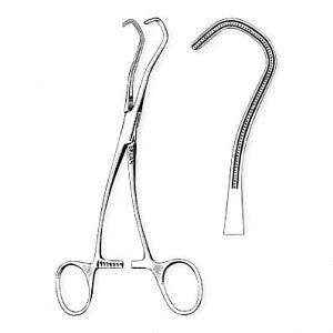 Sklar DeBakey Atraumatic Forceps - DeBakey-Derra Atraumatic Clamp, 6-3/4", Nonsterile - 52-6650