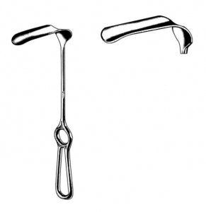 Sklar Hoesel Retractors - Hoesel Retractor, 60 mm x 20 mm, 9.75" - 60-1963