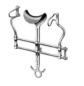 Sklar Balfour Abdominal Retractor - Balfour Fenestrated Retractor Abdominal with 7" Blade - 60-6670