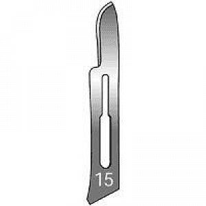 Sklar Disposable Stainless Steel Surgical Blades - Surgical Blade, Stainless Steel, Sterile, #15 - 06-3103