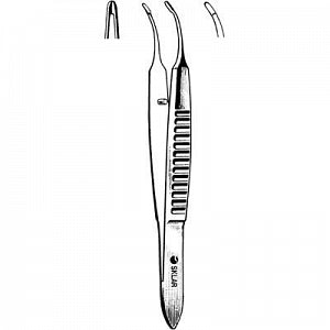 Sklar Chandler Iris Forceps - Chandler Iris Forceps, Curved, 2.75" - 66-3927