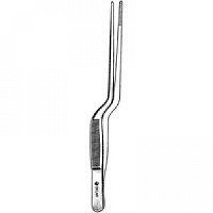 Sklar Lucae Bayonet Forceps - Lucae Bayonet Forceps, 5-1/2", Serrated - 67-1455