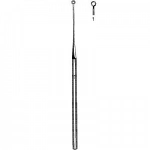 Sklar Buck Ear Curettes - CURETTE, EAR, BUCK, BLUNT, STRAIGHT, #1 - 67-2491