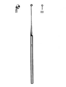 Sklar Buck Ear Curettes - CURETTE, BUCK EAR, SHARP, ANGLE, NO.00 - 67-2499