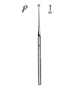 Sklar Buck Ear Curettes - CURETTE, EAR, BUCK, BLUNT, ANGLED, #00 - 67-2509