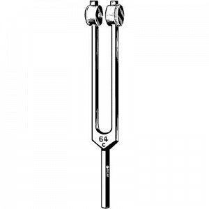 Sklar. Aluminum Alloy Tuning Fork Set - FORK, ALUMINUM, ALLOY, TUNING, C64, VIBRATION - 67-7064