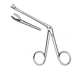 Sklar Weingartner Ear Forceps - Weingartner Ear Forceps, Serrated, 3" - 67-8155