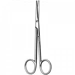 Sklar Metzenbaum-Lahey Dissecting Scissors - Metzenbaum-Lahey Dissecting Scissors with Blunt / Blunt Tips, Straight, 5-3/4" - 75-5460