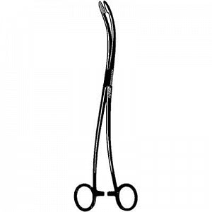 Sklar Sklar Black DeLee Uterine Forceps - Black Delee Heavy Uterine Forceps, 11" - 90-7111