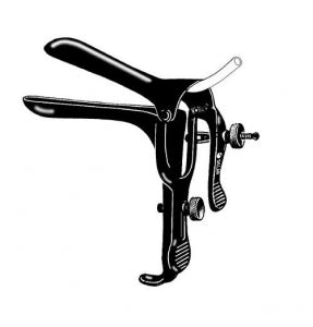 Sklar Sklar Black Graves Vaginal Speculum - SPECULUM, VAGINAL, BLACK, GRAVES, MEDIUM - 90-9002