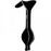 Sklar Sklar Black Auvard Weighted Vaginal Spec - Black Auvard Weighted Vaginal Speculum Blade for Laser Surgery - 90-9100