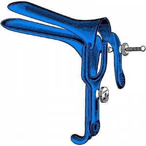 Sk Sklar Blue Graves Vaginal Speculum - SPECULUM, GRAVES, VAGINAL MEDIUM - 91-5062